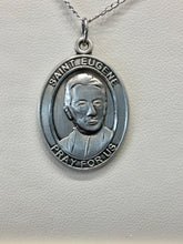 Load image into Gallery viewer, Saint Eugene de Mazenod Silver Pendant With Chain Religious