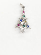 Load image into Gallery viewer, Silver Christmas Tree Charm