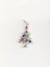 Load image into Gallery viewer, Silver Christmas Tree Charm