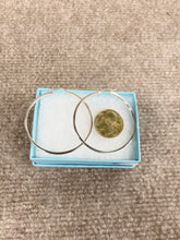 Load image into Gallery viewer, Silver Big Hoop Earrings