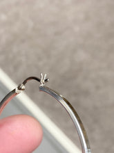 Load image into Gallery viewer, Silver Big Hoop Earrings