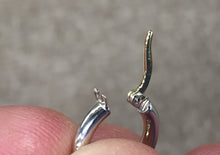 Load image into Gallery viewer, Cape Cod Gold And Silver Hoop Earrings
