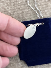 Load image into Gallery viewer, Saint Regina Silver Pendant With 18 Inch Silver Curb Chain Religous