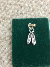 Load image into Gallery viewer, Ballet Shoes Silver Charm