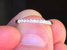 Load image into Gallery viewer, 14 K White Gold Diamond Band/Ring 0.20  Carats