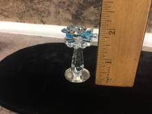 Load image into Gallery viewer, Blue Birds Bath Crystal Figurine