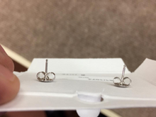 Load image into Gallery viewer, Sterling Silver Caged  Fresh Water Pearl Dangle Earrings