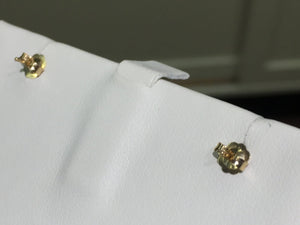 Gold Citrine Earrings