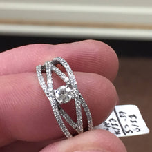 Load image into Gallery viewer, Diamond Ring 14 K White Gold 0.55 Carats
