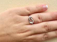Load image into Gallery viewer, 14 K White Gold Diamond Love Knot Ring