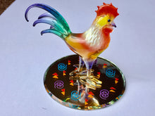 Load image into Gallery viewer, Rooster Glass Figurine